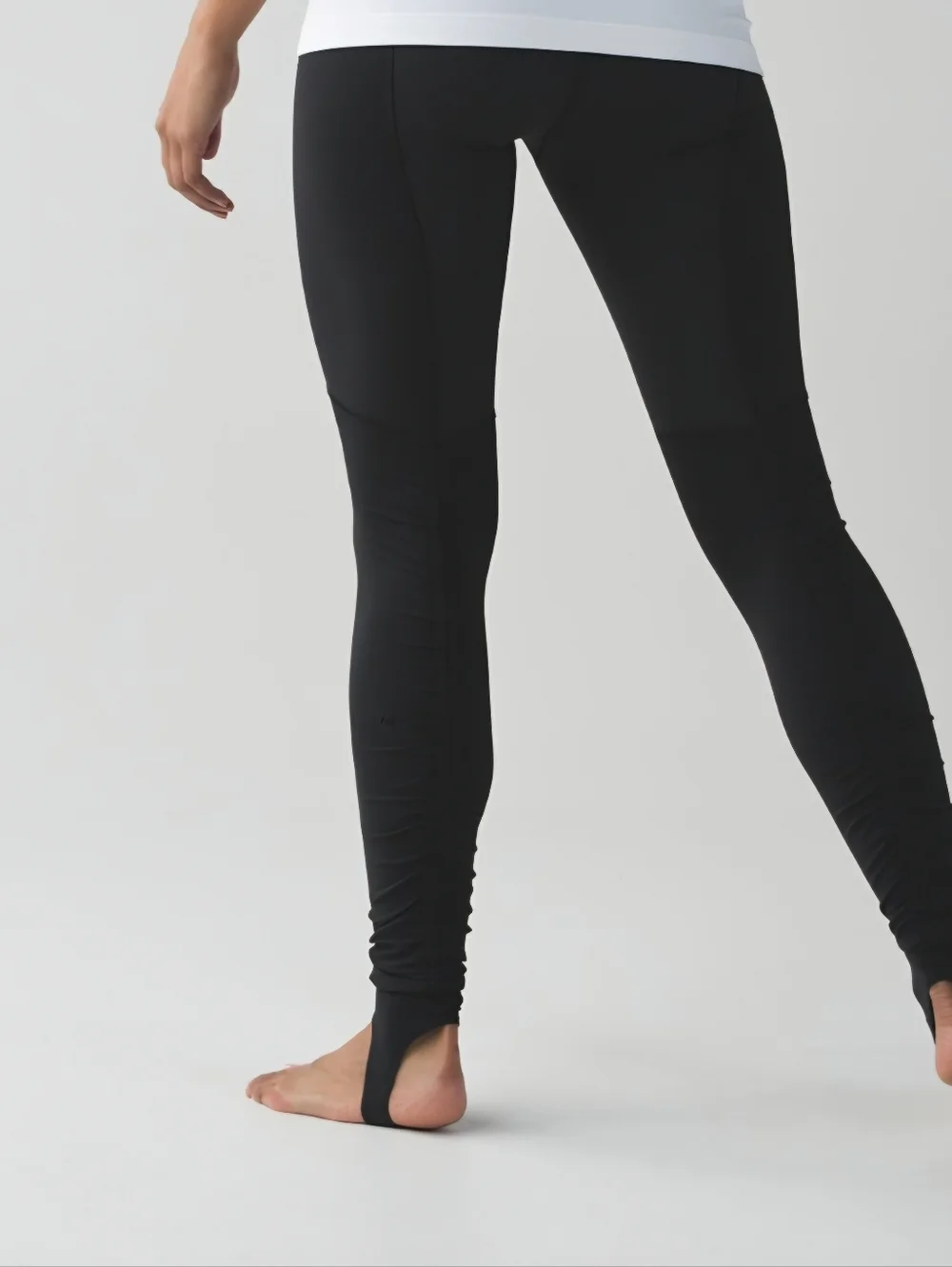 lululemon athletica Black High-Waist Stirrup Leggings
